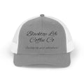 Trucker Cap — "Blacktop Life Coffee Co." Script Logo