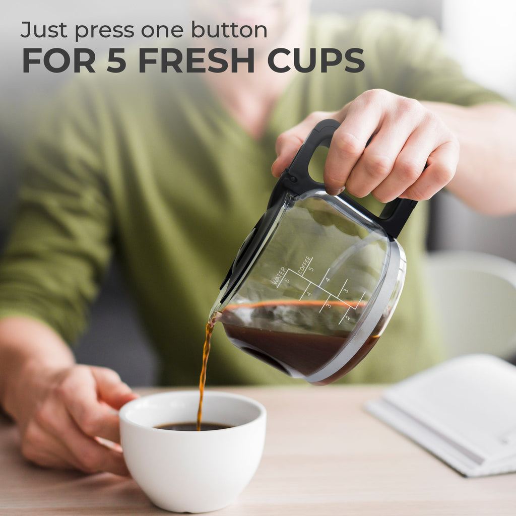 Coffee Maker (5-Cup) w/ Scoop, KFCM02